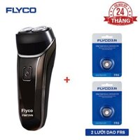 Combo Máy Cạo Râu Flyco 2 Lưỡi Kép Kháng Nước FS873VN & 2 Lưỡi Dao FR6 Hàng Chính Hãng