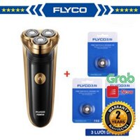 [Combo] Máy Cạo Râu Flyco 3 Lưỡi Kép FS360VN & 3 Lưỡi Dao FR8 Hàng Chính Hãng  AK FM