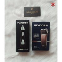 Combo máy cạo râu Flyco FS371 Và máy tỉa lông mũi FS7805 HENGFENG