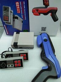 COMBO Máy game 4 nút HDMI mini 621 games + SÚNG GAME ARG-09