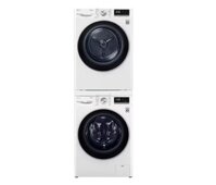 Combo Máy giặt LG FV1409S4W và Máy sấy LG DVHP09W | WODR0909W