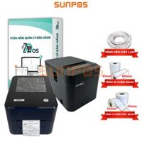 [COMBO] Máy in hóa đơn, Máy in mã vạch và Phần mềm quản lý bán hàng APOS