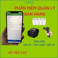 COMBO Máy in hóa đơn + Máy quét mã vạch + Phần mềm quản lý bán hàng giá tốt
