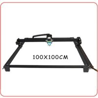 Combo Máy Khắc Laser Mini 100x100 màu đen( bảng khắc siêu rộng 1m2)+ Đầu laser tùy chọn