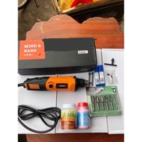 Combo máy làm lũa, mũi phá, mũi làm mịn, keo và kích rễ