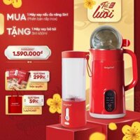 [Combo] Máy Làm Sũa Hạt Lazychef 5in1 LC01SH + Máy Xay Cầm Tay Mini Lazychef 3in1 LC01ST, Bảo Hành Chính Hãng 12 Tháng.