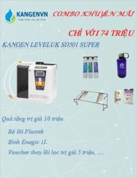 COMBO MÁY LỌC NƯỚC KANGEN LEVELUK SUPER 501