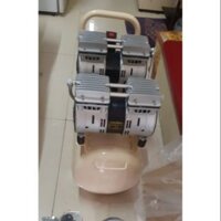 Combo máy nén khí 50l không dầu và bộ dây nối cút nối và súng hơi