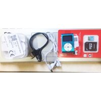 Combo Máy Nghe Nhạc Mp3 kèm dây sạc, tai nghe thể thao và thẻ nhớ 4G Class 10  (copy nhạc theo yêu cầu)