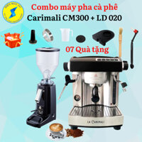 COMBO Máy pha cà phê Carimali CM300 và máy xay cà phê LD020 - Mới 100%