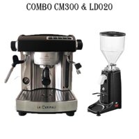 Combo máy pha cà phê Carimali CM300 và máy xay LD020