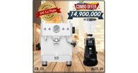 Combo Máy Pha Cà Phê ECM 3201 + Máy Xay Tự Động AMALFI A80 | Công Suất Pha 100 Ly/Ngày | Giải Pháp Đầu Tư Hiệu Quả Cho Quán Nhỏ Và Cà Phê Take Away