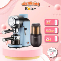 Combo Máy Pha Cà Phê Espresso BEAR A02N1 + Máy Xay Hạt Cafe, Ngũ Cốc, Bột Khô A03D1, BH 18 tháng