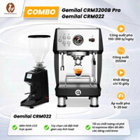 Combo Máy pha cà phê Gemilai CRM 3200B Pro + Máy xay CRM 022