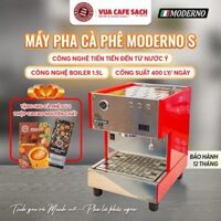 [COMBO Máy Pha Cà Phê Moderno S & Máy Xay Cà Phê Espresso N900] Pha Chế Tự Động