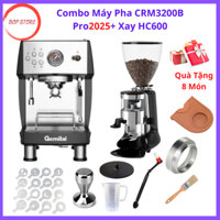 Combo Máy Pha Cafe Gemilai CRM3200B Pro 2025+ Máy Xay HC600 v2.0