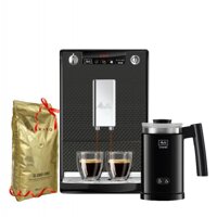 Combo Máy pha cafe tự động Melitta Caffeo Solo và Bình đánh sữa Melitta Cremio II – Nhập khẩu chính hãng 100% từ thương hiệu Melitta, Đức