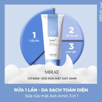 COMBO Máy Rửa Mặt + Sữa Rửa Mặt MIRAE💓[BẢO HÀNH 1 NĂM]💓 Làm Sạch Sâu, Da Sáng Mịn