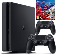 Combo Máy Sony PS4 Slim 1TB [Bảo Hành 1 Năm] + 2 Tay Cầm + Pes 2020