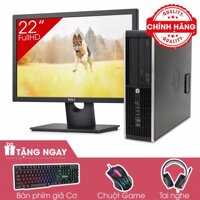 Combo Máy tính để bàn HP 8200 Elite SFF + Màn hình Dell 22inch Full HD (Core i3 2100, Ram 8GB, HDD 2TB) + Quà Tặng