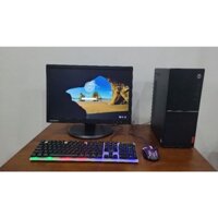 Combo máy tính Lenovo V520-Màn hình ThinkVision 19.5-Intel Core i3-7100/RAM DDR4-2400/SSD 120GB/HDD 1TB