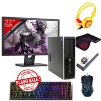 Combo Máy tính Văn Phòng HP 6300 Pro SFF + Màn hình Dell 22inch Full HD (G2030, Ram 4GB, HDD 320GB) + Quà Tặng