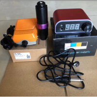 COMBO Máy xăm kim đạn+ biến áp+ bàn đạp