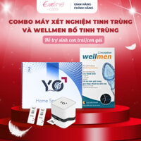 Combo máy xét nghiệm tinh trùng YO Sperm Test và bổ tinh trùng Wellmen kiểm tra và nâng cao chất lương tinh trùng