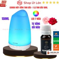 Combo Máy xông tinh dầu Vdecor + 1 Lọ tinh dầu LEAF 10ml - Shop Út Lớn