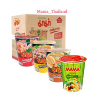 Combo-Mì Ly Mama Thái Lan các loại(Thịt Bằm-Tomyum-Vịt Tiềm-Chay Rau Củ)