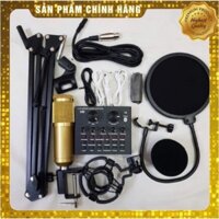 combo Mic BM- 900 sound card V8 hàng chính hãng hát cuc hay