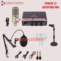 Combo Mic PC K200 Sourd Card Behringer UMC22