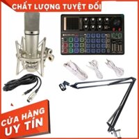 Combo mic thu âm sound car k300 mic U87 cao cấp