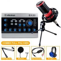 Combo Mic Thu Âm Takstar PC K320, SoundCard Alctron U16K MK2