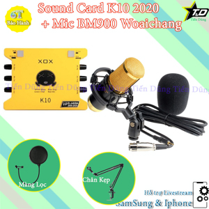 Combo micro Ami BM-900 + Soundcard XOX K10