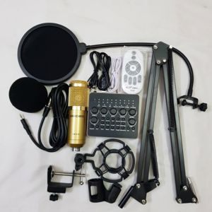 Combo Micro AMI BM900 + Sound Card V10