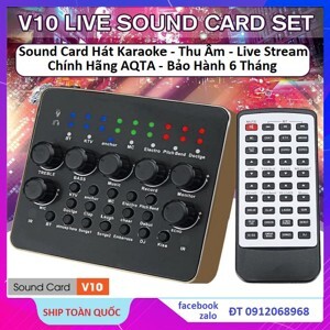 Combo Micro AMI BM900 + Sound Card V10