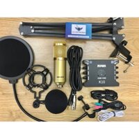 Combo Micro Thu Âm BM800 + Sound Card XOX K10 + Phụ Kiện