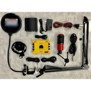 Combo micro thu âm Takstar PC K320, Soundcard K10