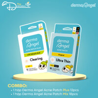Combo miếng dán mụn Derma Angel Acne Patch "Plus x Mix"