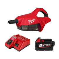COMBO Milwaukee - Máy hút bụi M18 BLCV2 + Pin 18V 5.0Ah + Sạc 3A
