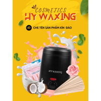 Combo Mini Nồi Nấu Sáp 200ml + 100gr Sáp Hồng Cao Cấp Tiệm HY WAXING, Tặng Kèm Que