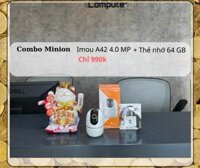Combo Minion, Camera Imou A42 4.0MP + Thẻ nhớ Kingston 64GB