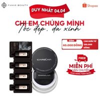 Combo Minisize Kem nền Carslan dưỡng ẩm kiềm dầu 4 màu 1g  Và Phấn phủ CARSLAN kiềm dầu, chống nước lâu trôi 1g