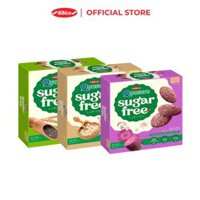Combo Mix 3 Vị Bánh Ăn Kiêng Không Đường Quasure Sugar Free Bibica 240gr - Khoai Lang Tím; Yến Mạch; Ngũ Cốc Hạt Chia