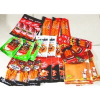 COMBO MIX 8 Loại 23 Gói Snack Cay Cay TẶNG 3 Bịch BIM THÁI đồ ăn vặt,  Bà Tuyết Diamond