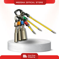 Combo móc khóa giữ vít chụp bulong sâu lòng mũi vít Anex ph2 65mm, 100mm, 150mm cao cấp acctools