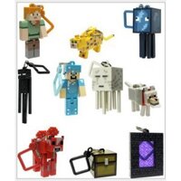 Combo móc khóa minecraft chính hãng Mojang mẫu 2