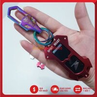 COMBO MÓC KHÓA SPIRIT BEAST VÀ ỐP CNC SMARKEY SPIRIT BEAST CHÍNH HÃNG CHO SH, SH MODE, CUB 125, PCX  - LOẠI 3 NÚT( 2 MÓN