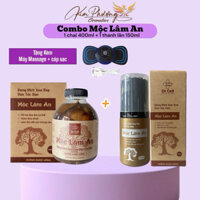 Combo Mộc Lâm An + Thanh lăn bạc đánh gió hoặc máy massage